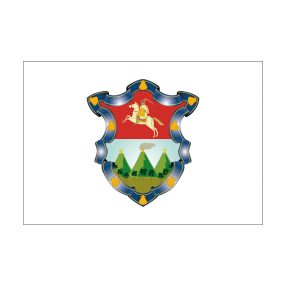 Флаг среднего размера двусторонний с подкладкой Гватемала город