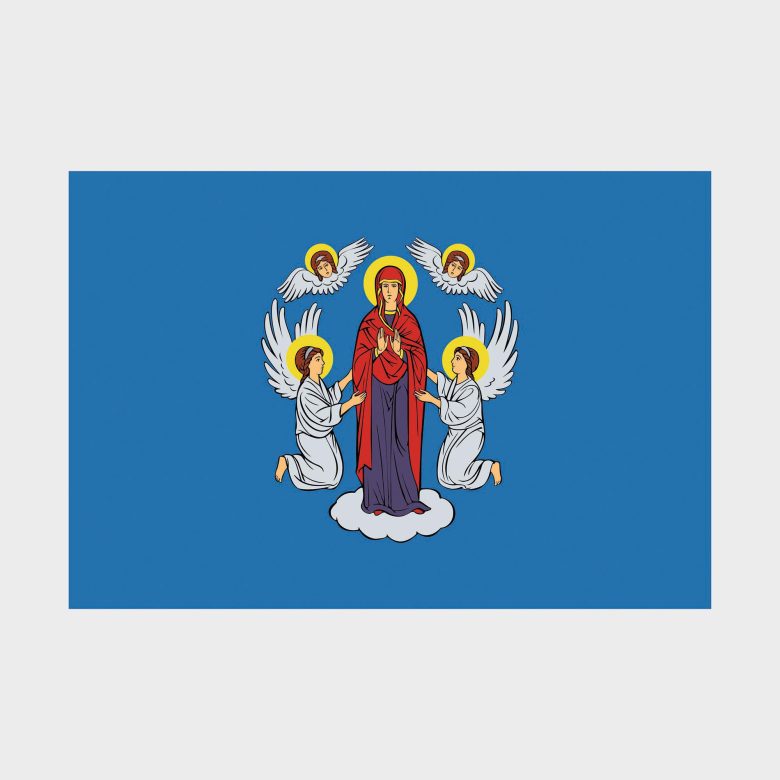 Флаг большой односторонний Минск
