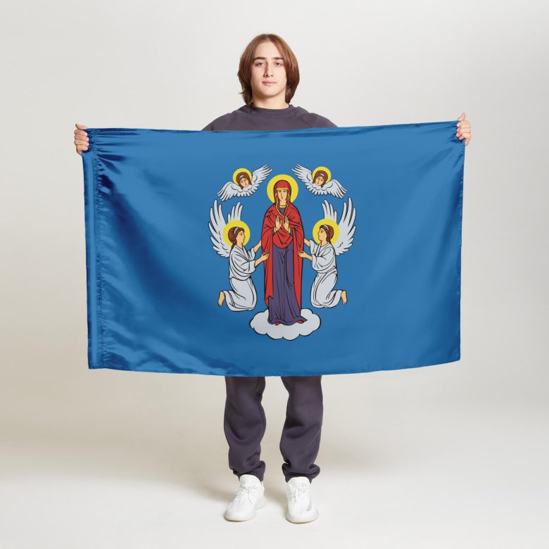 Флаг большой односторонний Минск