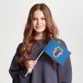 Флаг большой односторонний Минск