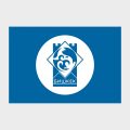 Флаг среднего размера односторонний, Блэкаут Бишкек