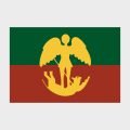 Флаг среднего размера двусторонний Брюссель