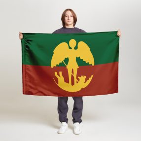Флаг малый двусторонний, Блэкаут Брюссель