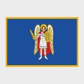 Флаг малый односторонний, Блэкаут Киев