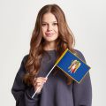 Флаг малый односторонний, Блэкаут Киев