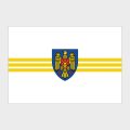 Флаг среднего размера двусторонний Кишинёв
