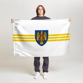 Флаг среднего размера двусторонний Кишинёв