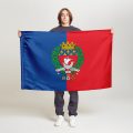 Флаг малый двусторонний с подкладкой Париж