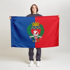 Флаг малый двусторонний с подкладкой Париж