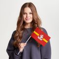 Флаг среднего размера двусторонний, Блэкаут Вильнюс