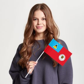 Флаг малый односторонний, Блэкаут Кастри