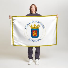 Флаг малый двусторонний с подкладкой Манагуа