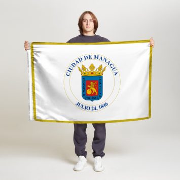 Флаг стандартный односторонний Манагуа