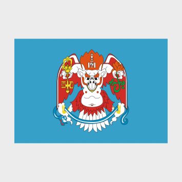 Флаг большой односторонний Улан-Батор