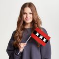 Флаг малый односторонний Амстердам