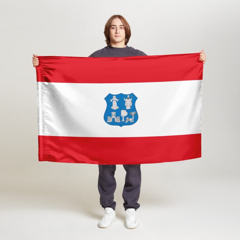Флаг большой односторонний Асунсьон