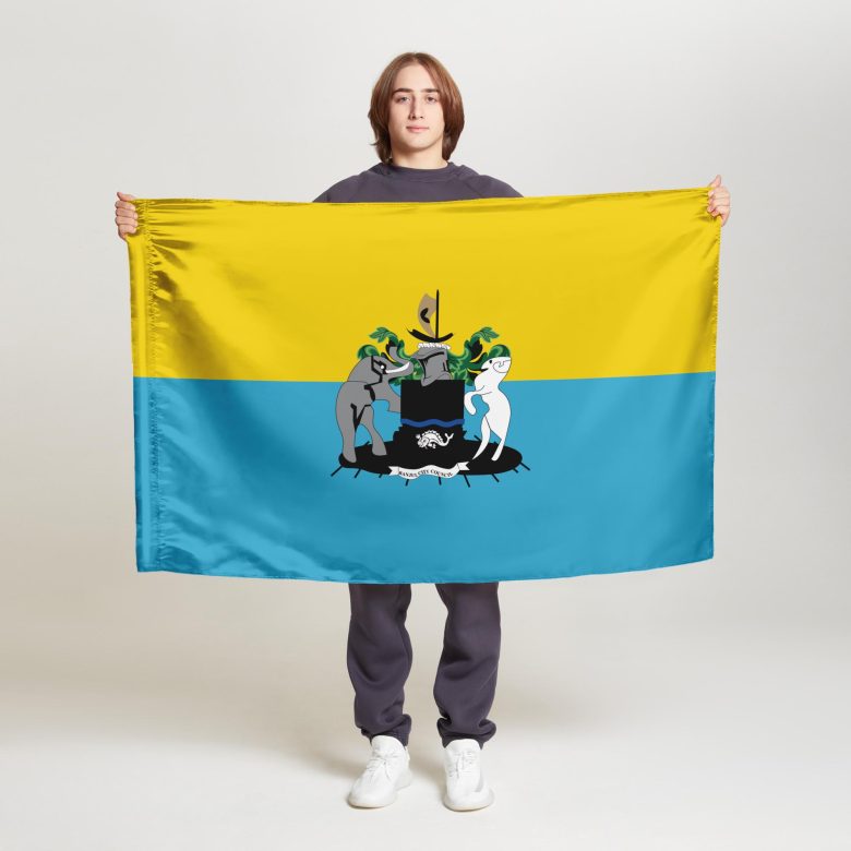 Флаг стандартный односторонний, Блэкаут Банжул