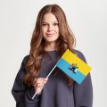 Флаг стандартный односторонний, Блэкаут Банжул