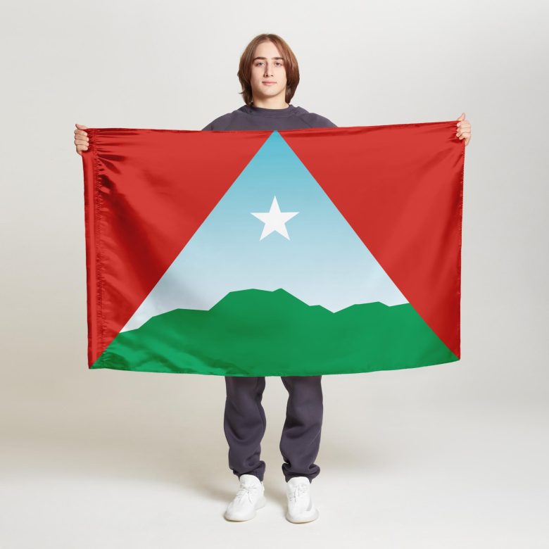 Флаг большой двусторонний, Блэкаут Каракас