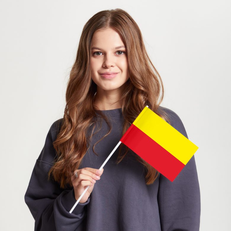 Флаг большой двусторонний, Блэкаут Прага