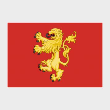 Флаг стандартный односторонний Валлетта