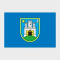 Флаг стандартный двусторонний с подкладкой Загреб