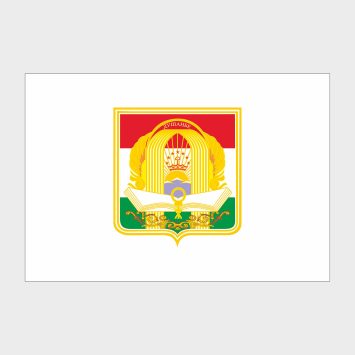 Флаг большой односторонний Душанбе