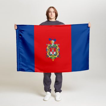 Флаг большой односторонний Кито