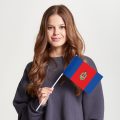 Флаг малый односторонний Кито