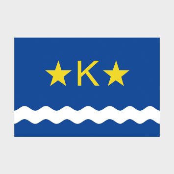 Флаг большой односторонний Киншаса