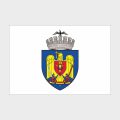 Флаг среднего размера односторонний, прямая печать Бухарест