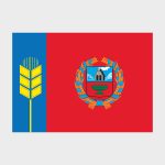 Флаг стандартный двусторонний с подкладкой Алтайский край