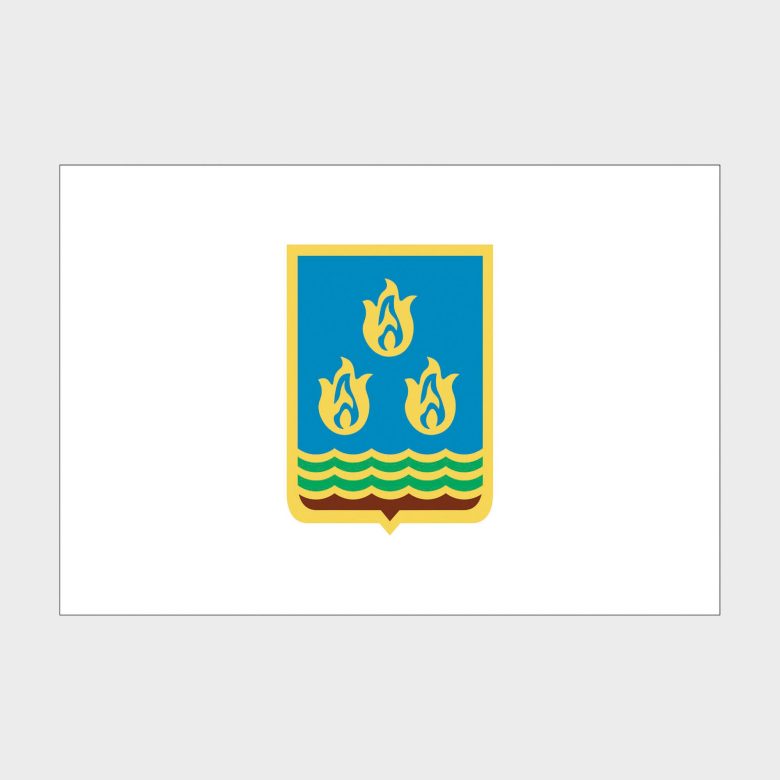 Флаг большой односторонний Баку