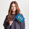 Флаг стандартный двусторонний с подкладкой Гавана