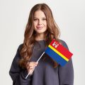 Флаг большой двусторонний Калининградская область