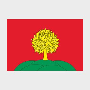 Флаг малый двусторонний с подкладкой Липецкая область