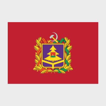Флаг стандартный односторонний Брянская область