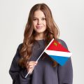 Флаг большой двусторонний с подкладкой Приморский край