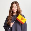 Флаг большой двусторонний с подкладкой Чувашская Республика