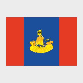Флаг малый двусторонний с подкладкой Костромская область