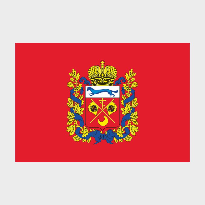 Флаг стандартный двусторонний с подкладкой Оренбургская область