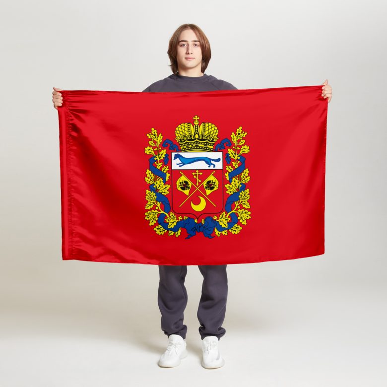 Флаг стандартный двусторонний с подкладкой Оренбургская область
