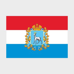 Флаг стандартный односторонний, Блэкаут Самарская область