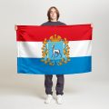Флаг стандартный односторонний прямая печать Самарская область