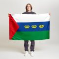 Флаг стандартный двусторонний с подкладкой Тюменская область