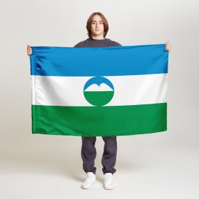 Флаг стандартный односторонний, Блэкаут Кабардино-Балкарская Республика