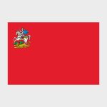 Флаг малый двусторонний Московская область