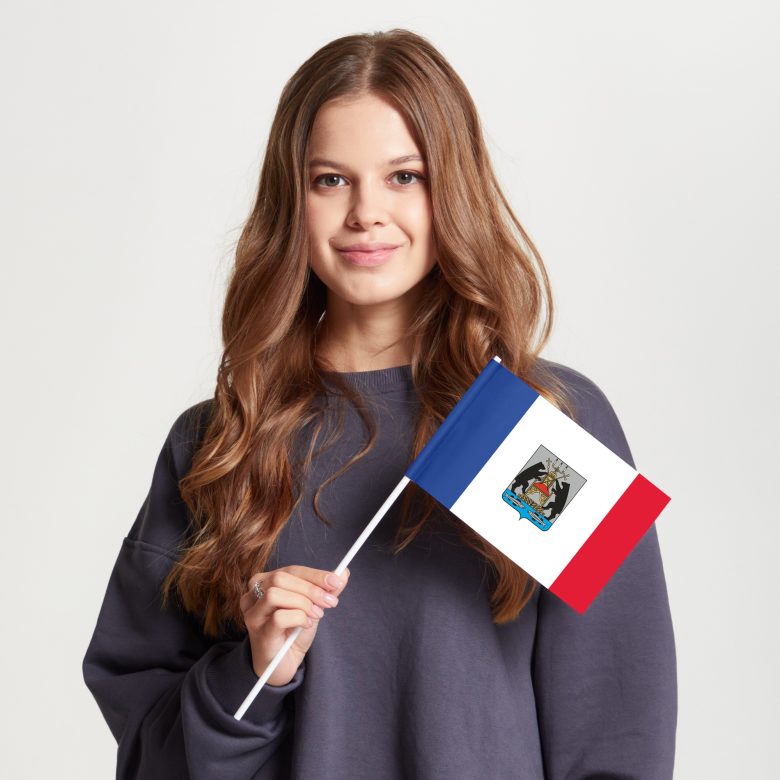 Флаг стандартный двусторонний, Блэкаут Новгородская область