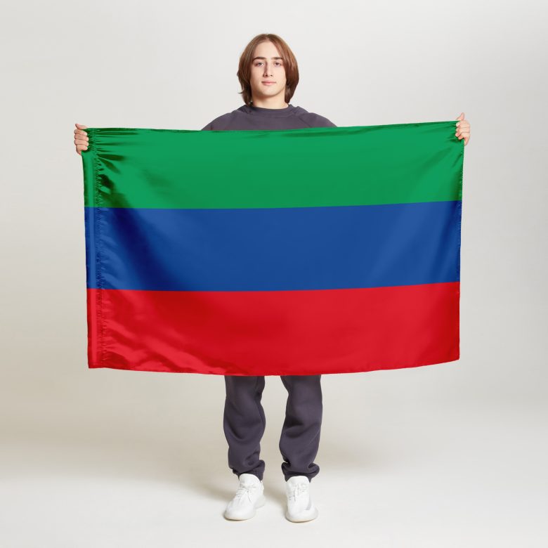 Флаг малый двусторонний, Блэкаут Республика Дагестан