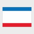 Флаг малый односторонний прямая печать Республика Крым